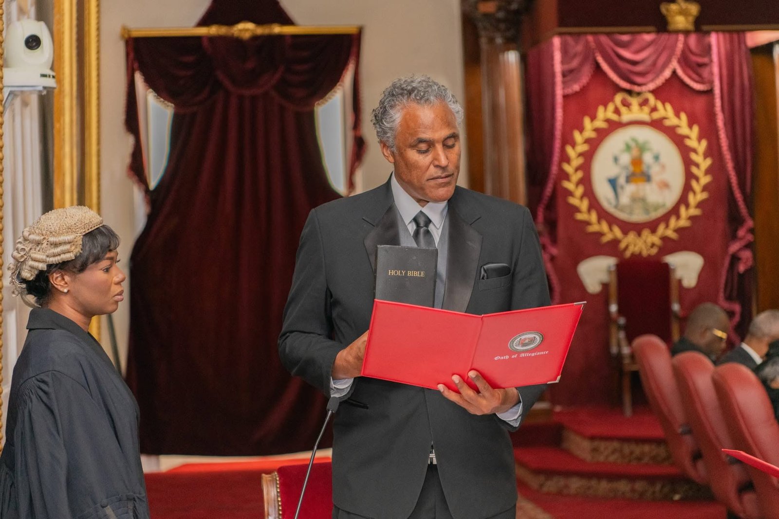 Senator Ulrich A. Fox in service to The Bahamas